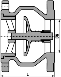 節(jié)能消聲止回閥